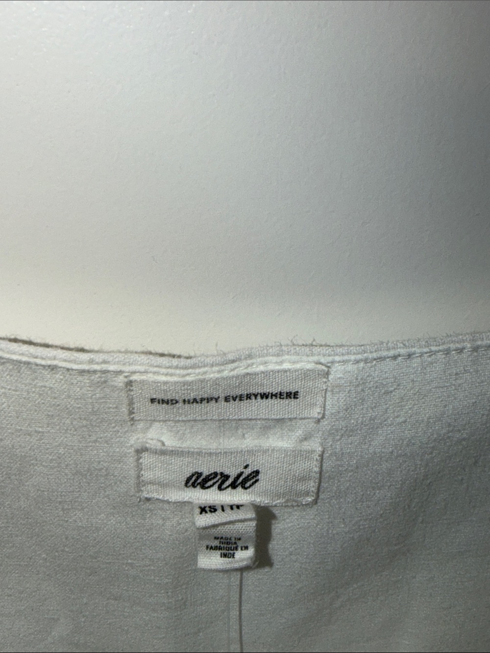 aerie White Ruffle Sleeve Mini Dress - Picture 3 of 8